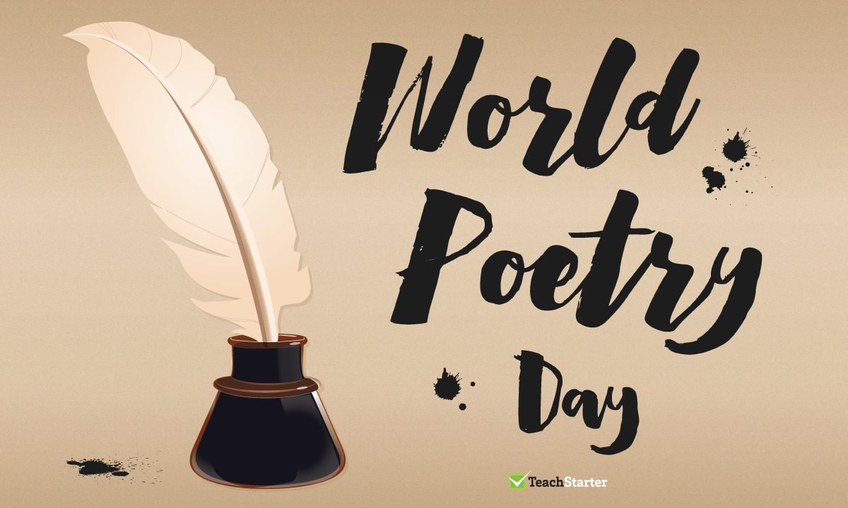 Poetry. World Poetry Day. World Poetry Day UNESCO. The World of Poetry. Poetic Day.