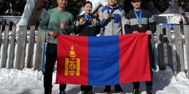 Монгол Улс Мөсөн Авиралтын Дэлхийн Цомын Гуравдугаар Шатнаас Гурван Медаль Хүртлээ.
